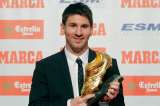 Messi, galardonado con el ‘Botín de Oro’
