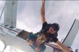 Un sobrevuelo con el hombre pájaro, a 11.500 pies de altura