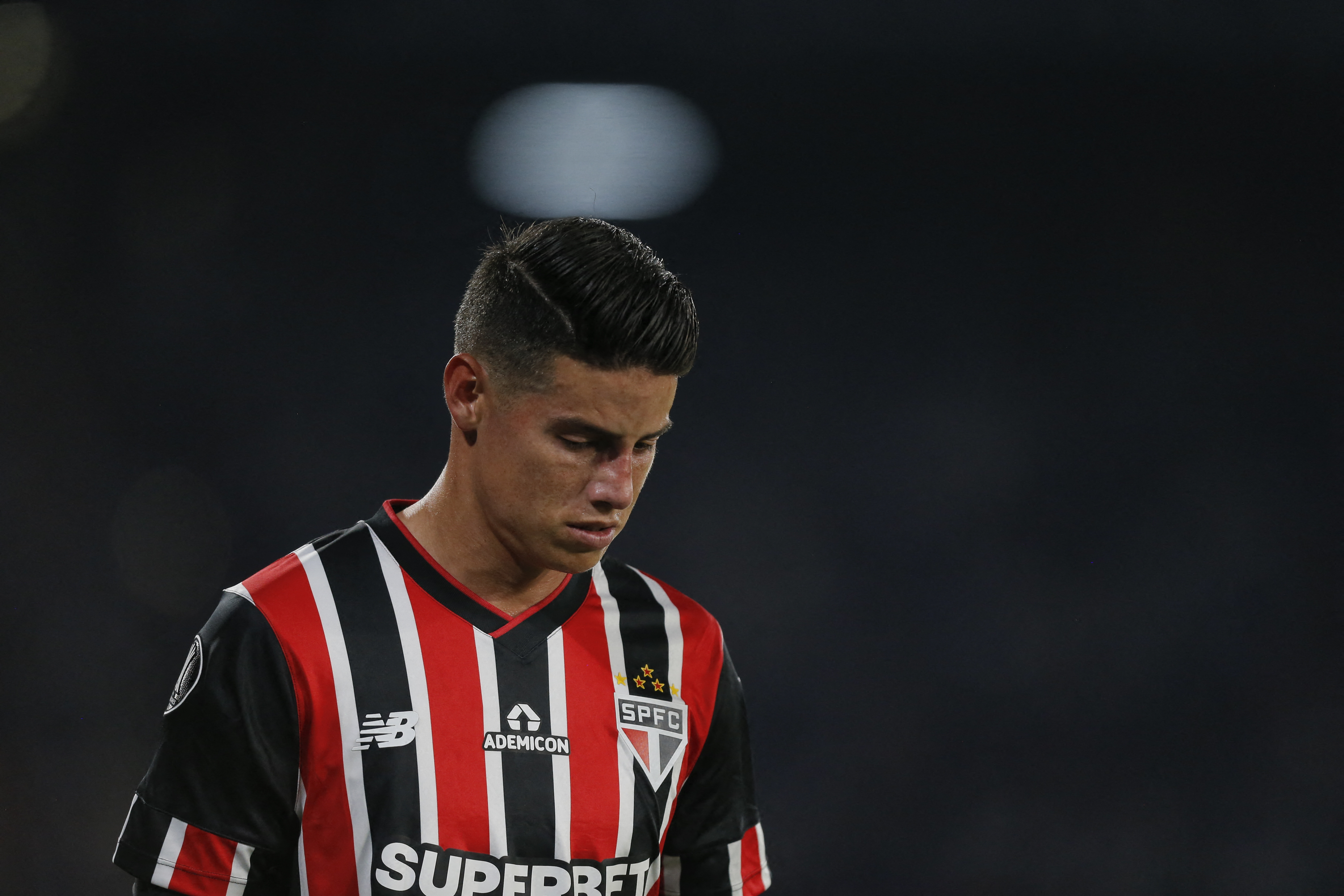 James Rodríguez fue titular en la derrota (2-0) de São Paulo ante Talleres por Copa Libertadores.