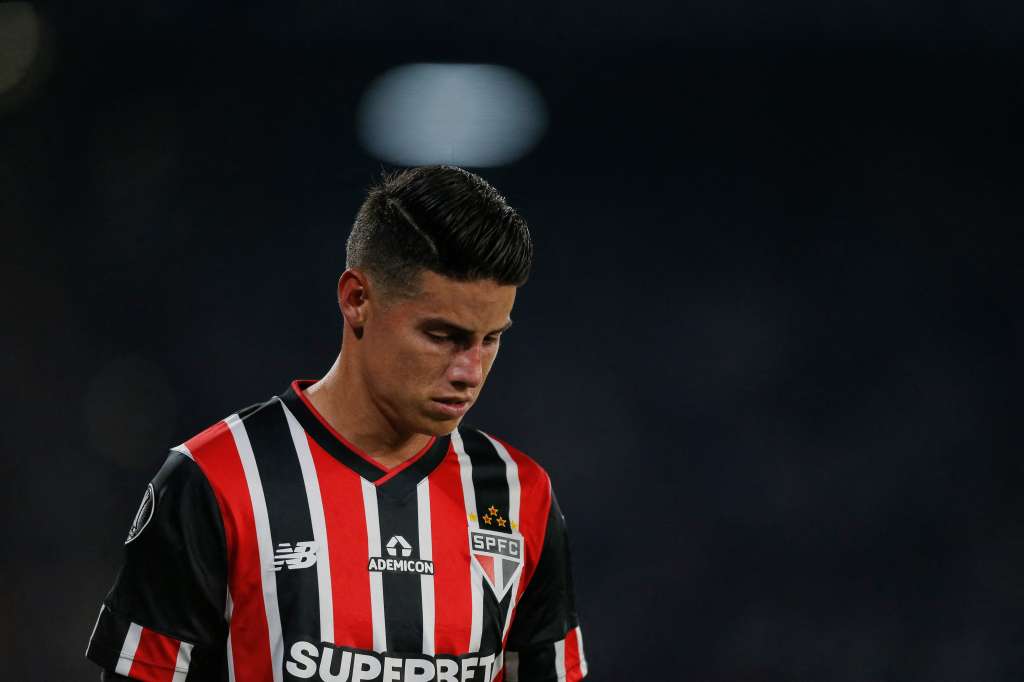 James Rodríguez fue titular en la derrota (2-0) de São Paulo ante Talleres por Copa Libertadores.