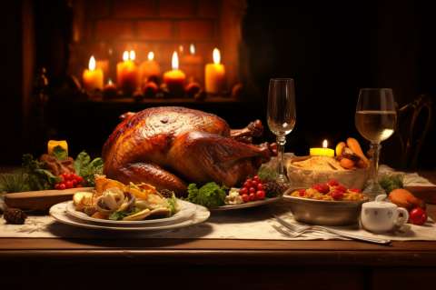 El vino, la bebida ideal para acompañar un exquisito pavo