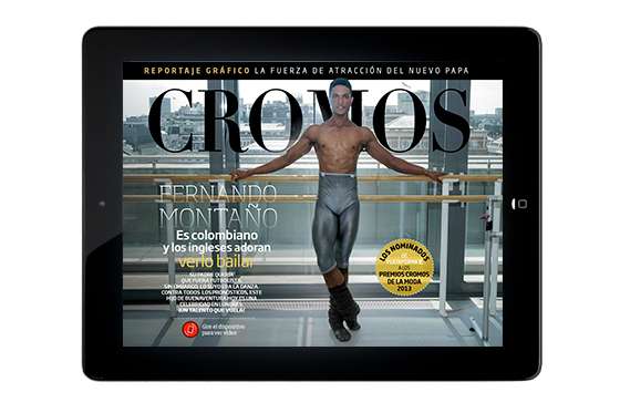 Fernando Montaño, nuestra portada de la nueva edición Cromos para Ipad