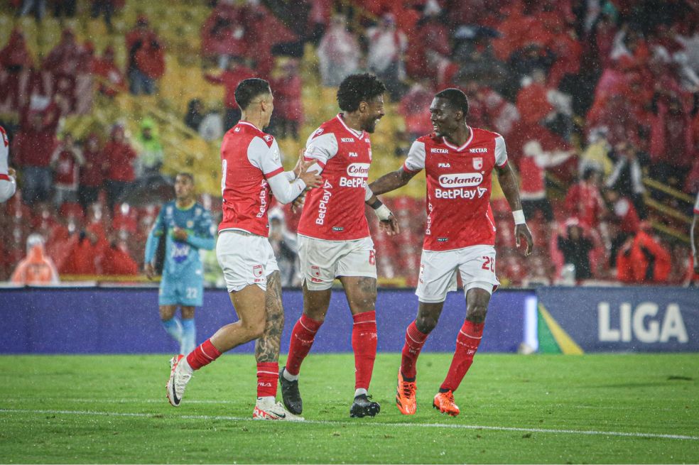 Santa Fe se impuso a Jaguares en la fecha 19 de la Liga BetPlay.