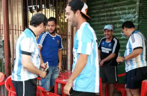 El Maracaná de celeste y blanco