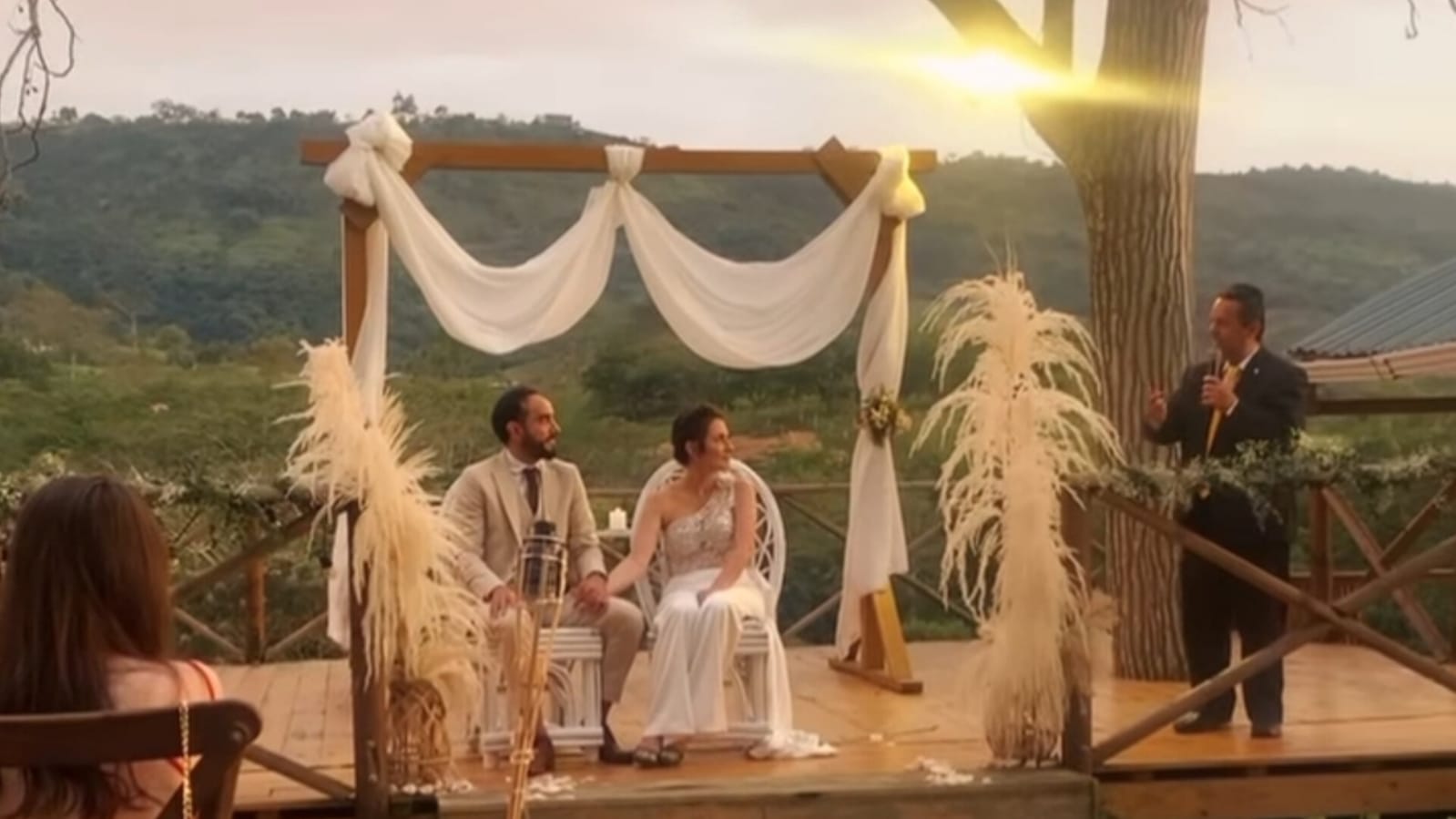 Daniela Pachón y Giovanni Quintero se casaron el jueves 29 de diciembre en Santander.
