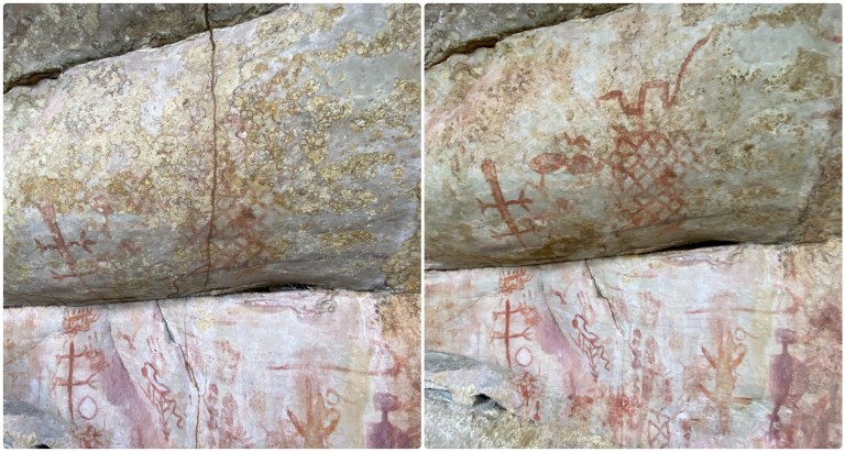 “Destapan” pinturas rupestres ocultas en La Lindosa
