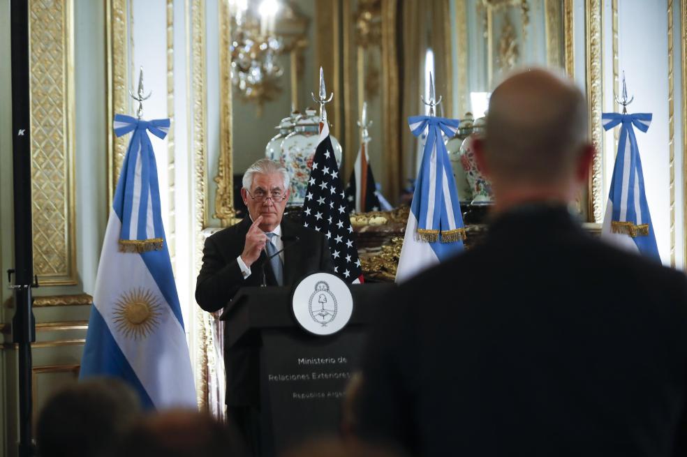 Rex Tillerson ya visitó México, Argentina y Perú. / EFE