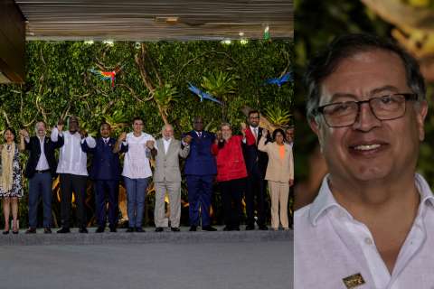 ¿Por qué el presidente Petro no llegó a la foto oficial de la Cumbre Amazónica?