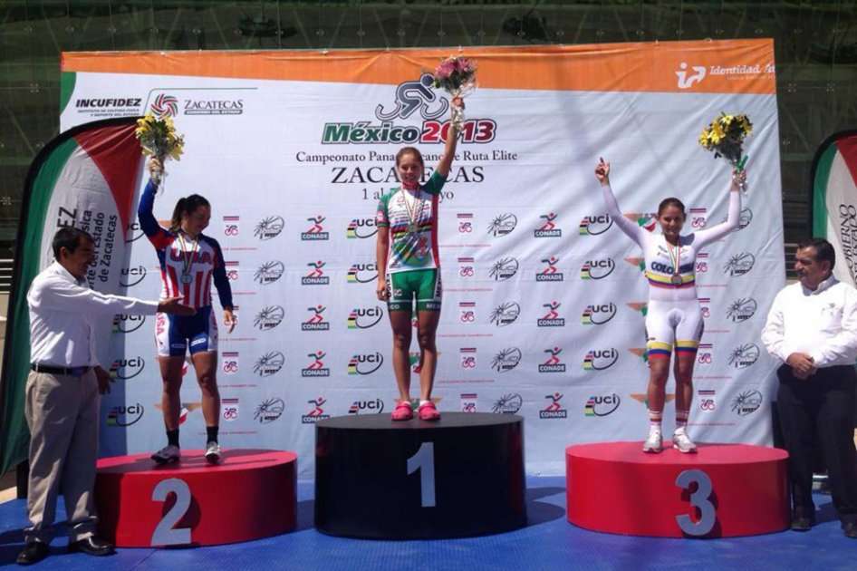 Sérika Gulumá ciclista del equipo Indeportes Boyacá.
