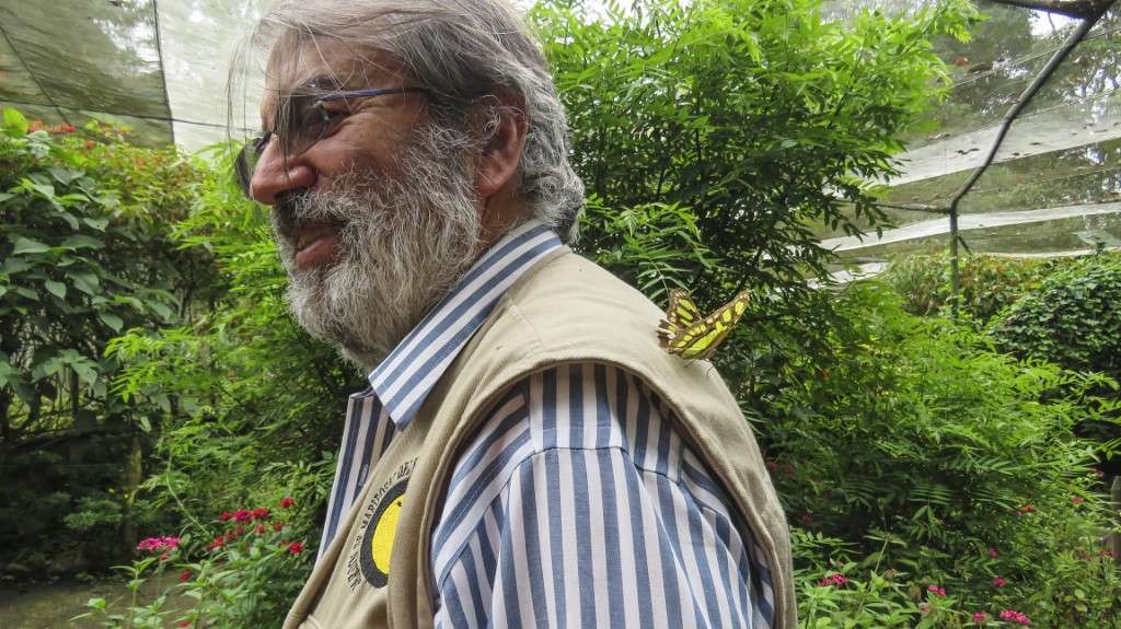 Desde el inicio de la pandemia, Alberto Gómez convirtió el Jardín Botánico en su hogar.