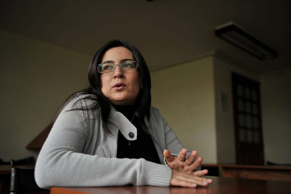 Diana Arboleda, directora regional de Bogotá del Instituto Colombiano de Bienestar Familiar. /Andrés Torres