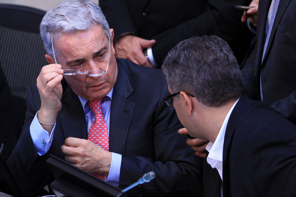 Uribe agradeció al exilio cubano el que le no le hayan dejado "solo" / Mauricio Dueñas Castañeda/ EFE