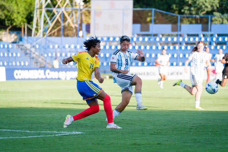 Colombia se despidió del Sudamericano Sub-20 con contundente derrota frente a Argentina