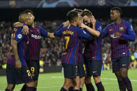 El Barcelona, sin Messi, se impone 2-0 al Inter de Milán en Champions