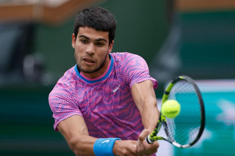 Partidazo inolvidable en Indian Wells: Alcaraz le ganó a Sinner y jugará la final