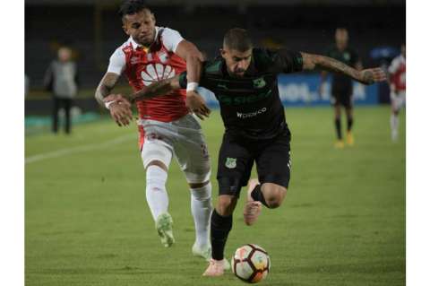 El VAR, protagonista en el empate 1-1 entre Santa Fe y Cali en la Sudamericana
