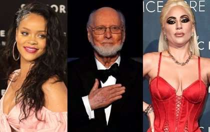 Rihanna, John Williams y Lady Gaga figuran en el grupo de nominados musicales de los premios Óscar 2023.