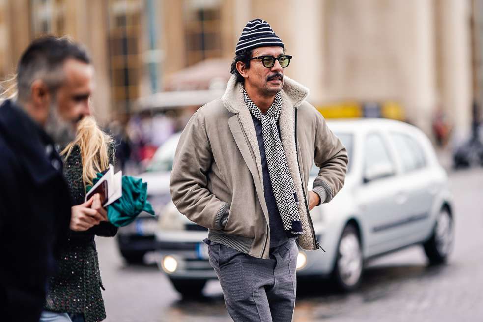 PARIS, FRANCE - MARCH 02: Haider Ackermann is seen, outside Haider Ackermann, during Paris Fashion Week Womenswear Fall/Winter 2019/2020, on March 02, 2019 in Paris, France. (Photo by Edward Berthelot/Getty Images)