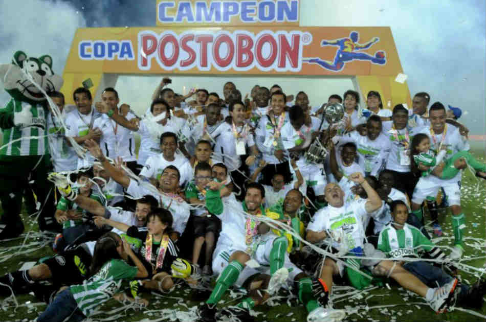 Atlético Nacional festeja su título de Copa Colombia 2013. / Archivo El Espectador