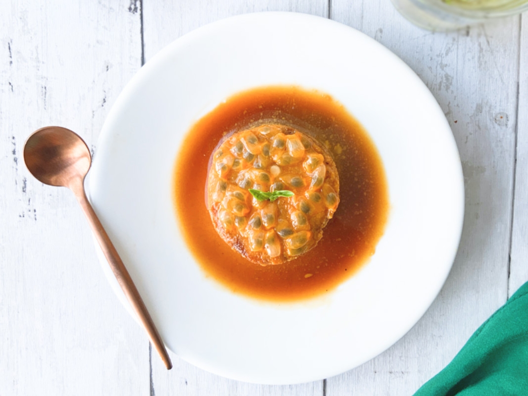 Esta receta tan solo lleva 35 gramos de leche de coco (o tu leche vegetal favorita).