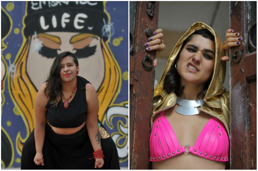 Yela Quim (izq) ha compartido junto a La terrorista del sabor en algunos eventos en Bogotá. / Gustavo Torrijos / El Espectador