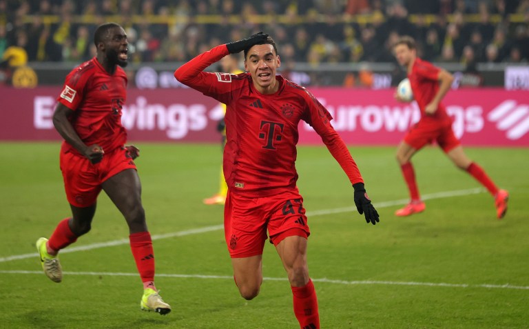 Con este golazo de Musiala, Bayern le empató sobre la hora al Dortmund: video