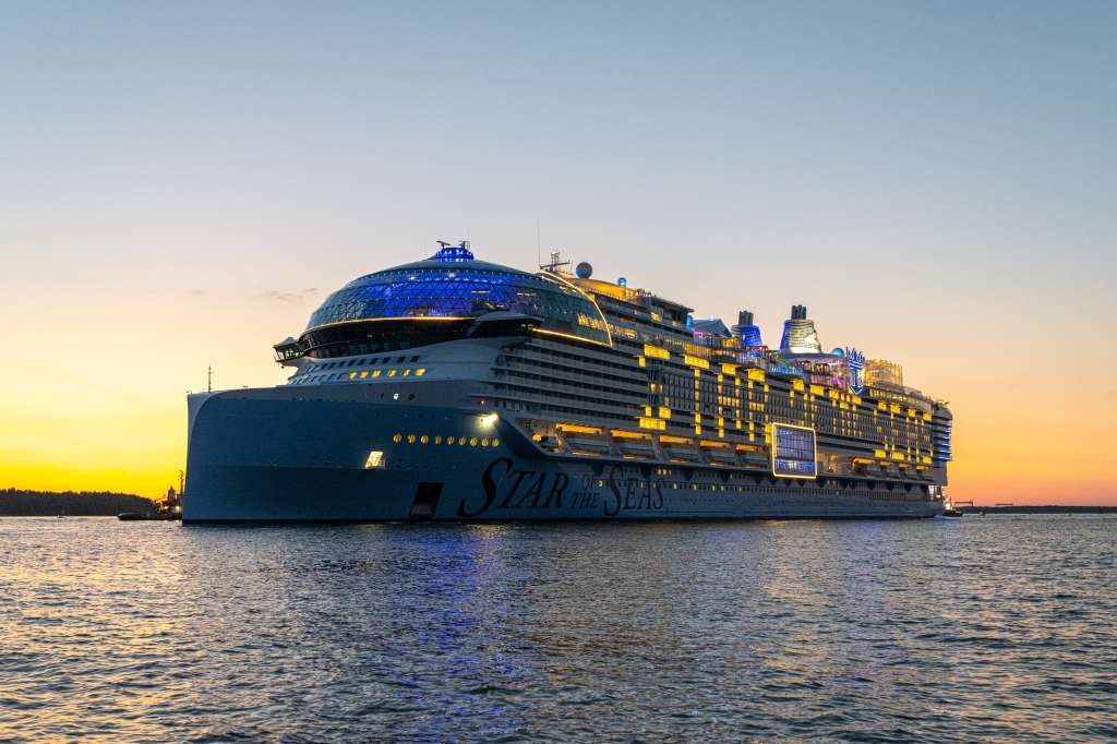 Este crucero Star of the Seas saldrá desde Puerto Cañaveral en Orlando, Florida. Royal Caribbean