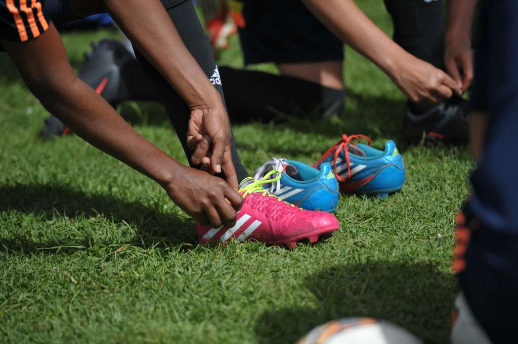 Entrenamiento de la selección Colombia femenina sub-20, previo a su participación en el suramericano de la categoría que se llevará a cabo en Uruguay.