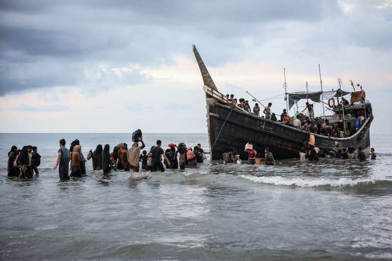 Migrantes rohinyás