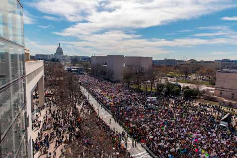 Las mejores imágenes del "March for Our Lives", marcha en contra del porte de armas en EE.UU.