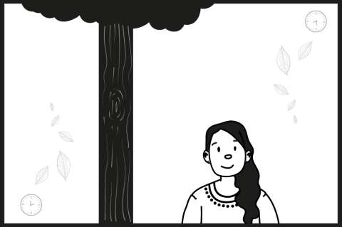 La bogotana que viaja en el tiempo por medio de fósiles de plantas