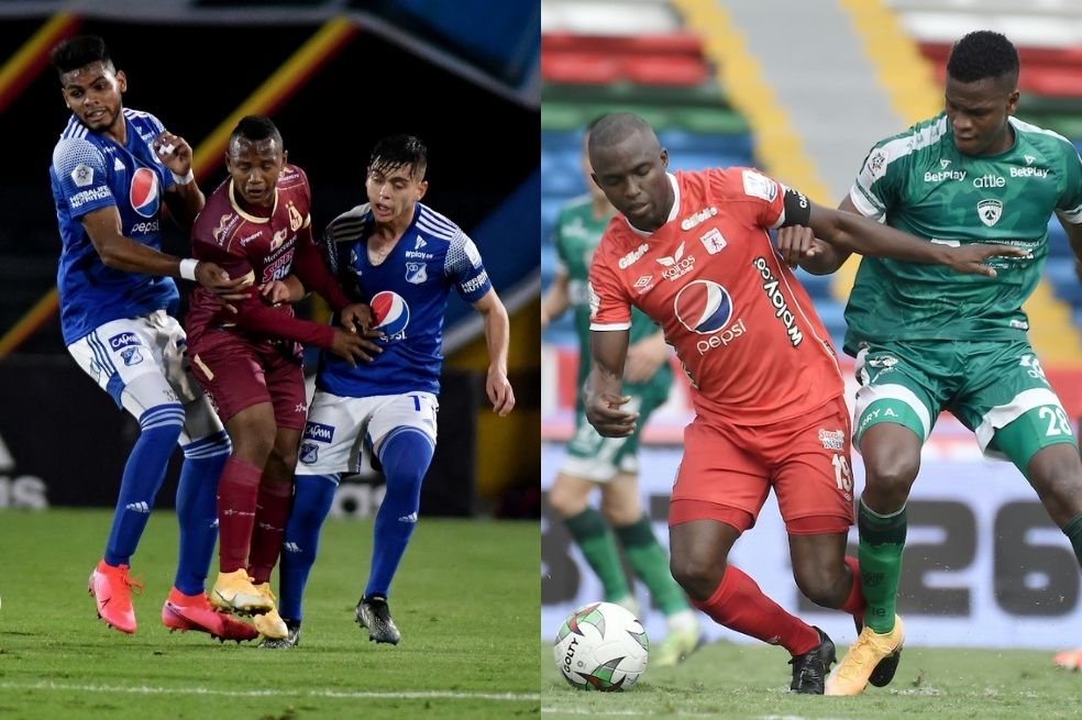 Ocho equipo se pelean por entrar a las finales del fútbol colombiano.