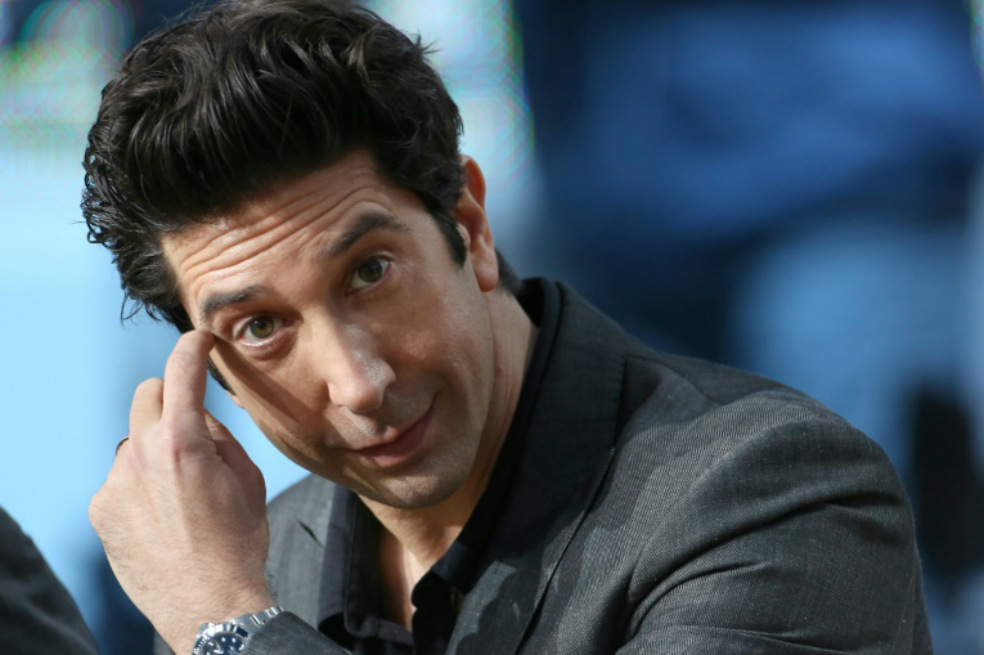 David Schwimmer, estrella de la serie de televisión "Friends". / AFP