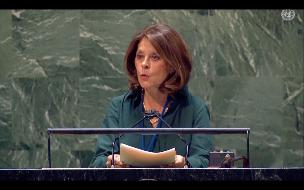 Marta Lucía Ramírez ante la ONU
