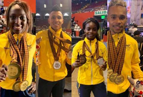 Colombia sigue sumando medallas en levantamiento de pesas el Gran Prix de Lima