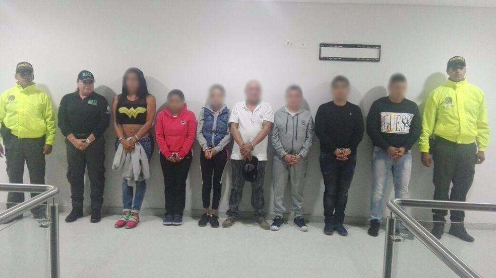 Otros miembros de la organización estarían por fuera del país, sin embargo, contra ellos hay notificación azul de Interpol. / Cortesía Fiscalía