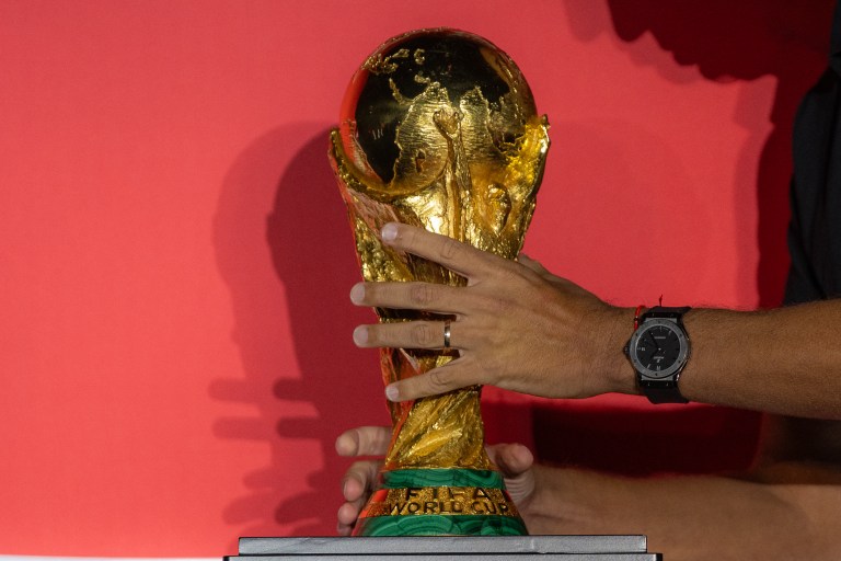 En fotos: así fue la presentación del trofeo de la Copa del Mundo en Bogotá