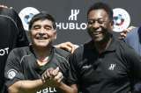 Maradona y Pelé, protagonistas del "partido de la amistad"
