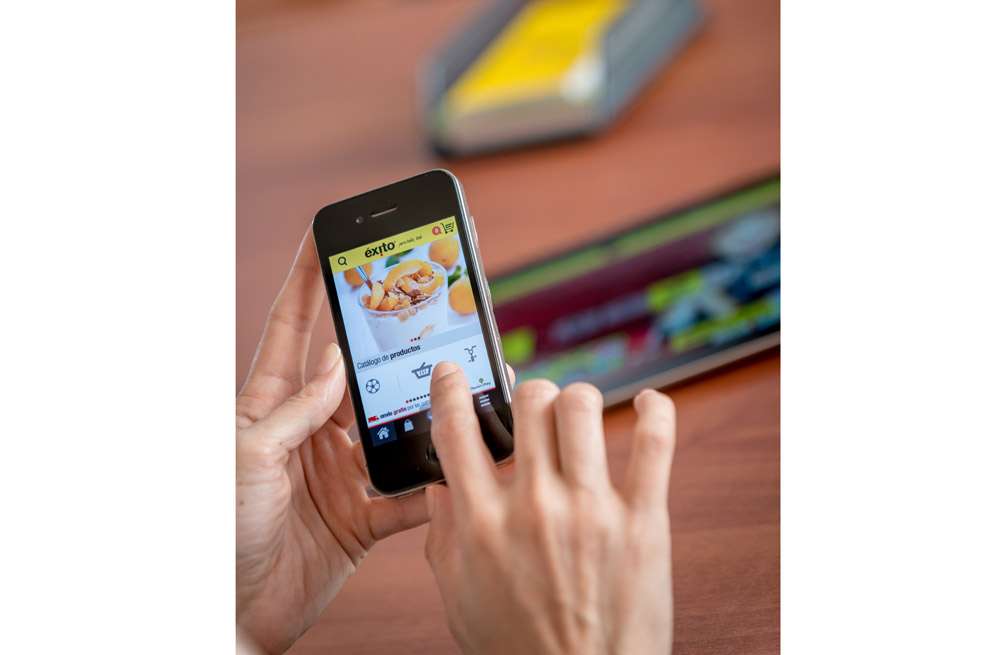 El Grupo Éxito tiene 45.000 referencias de productos en sus tienda ‘on-line’. / Cortesía
