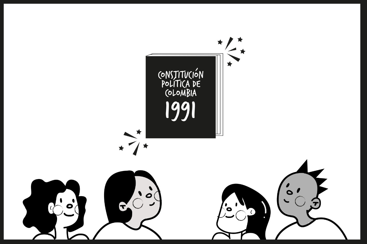 Guía ilustrada para niños de la Constitución de 1991