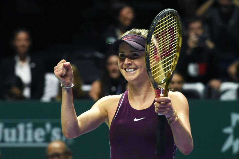 Svitolina, de 24 años, ha sido la gran revelación de la temporada. / AFP