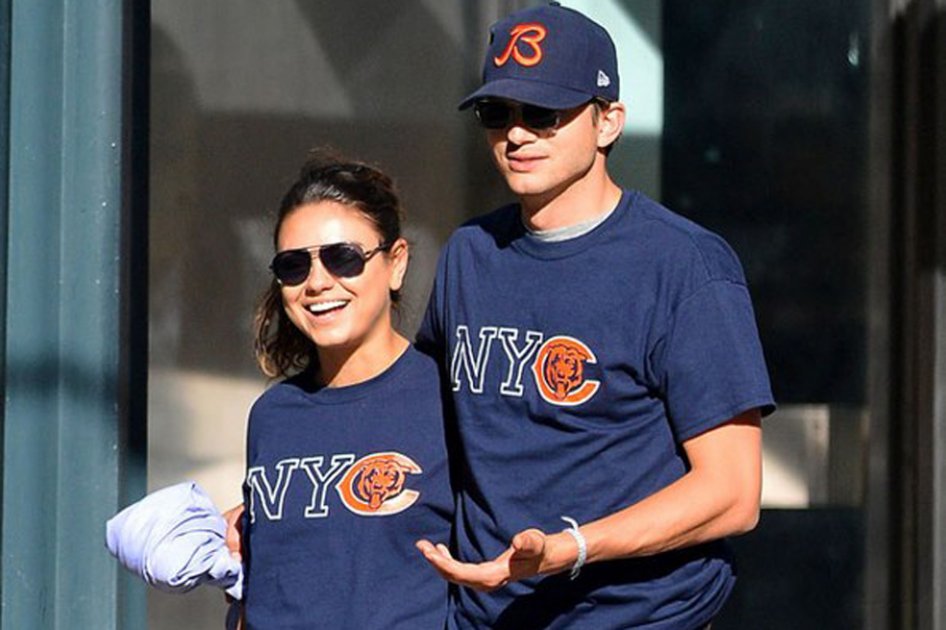 Mila Kunis y Ashton Kutcher. / Facebook.com/eonline