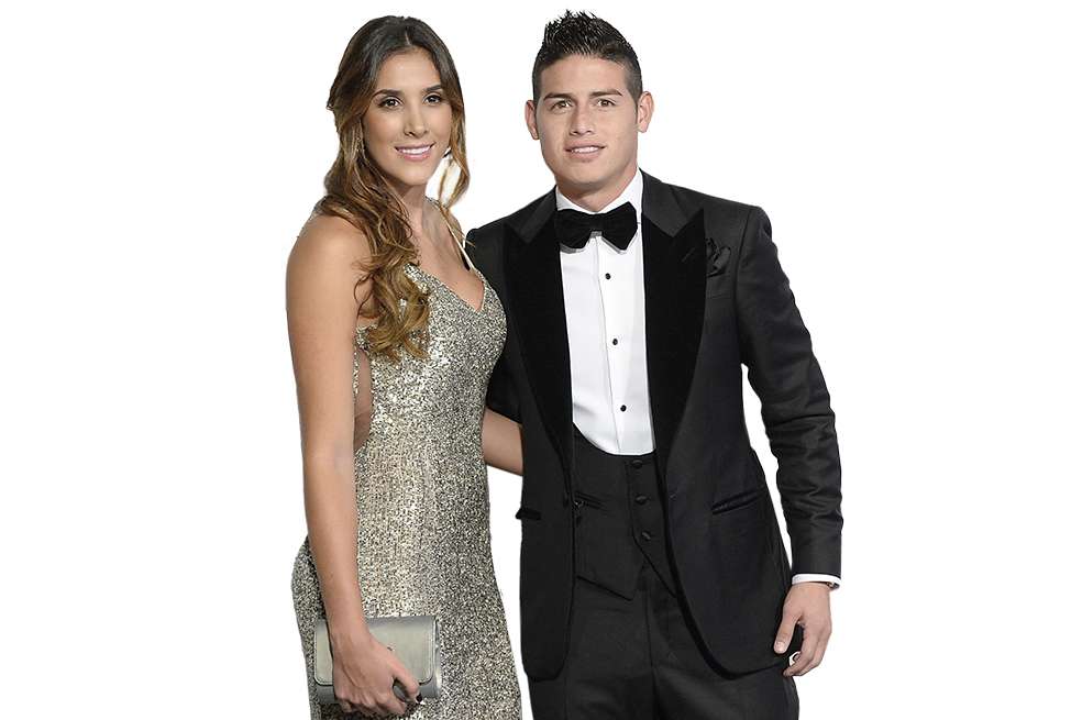 Daniela Ospina y James Rodríguez