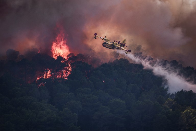 Incendio en Francia