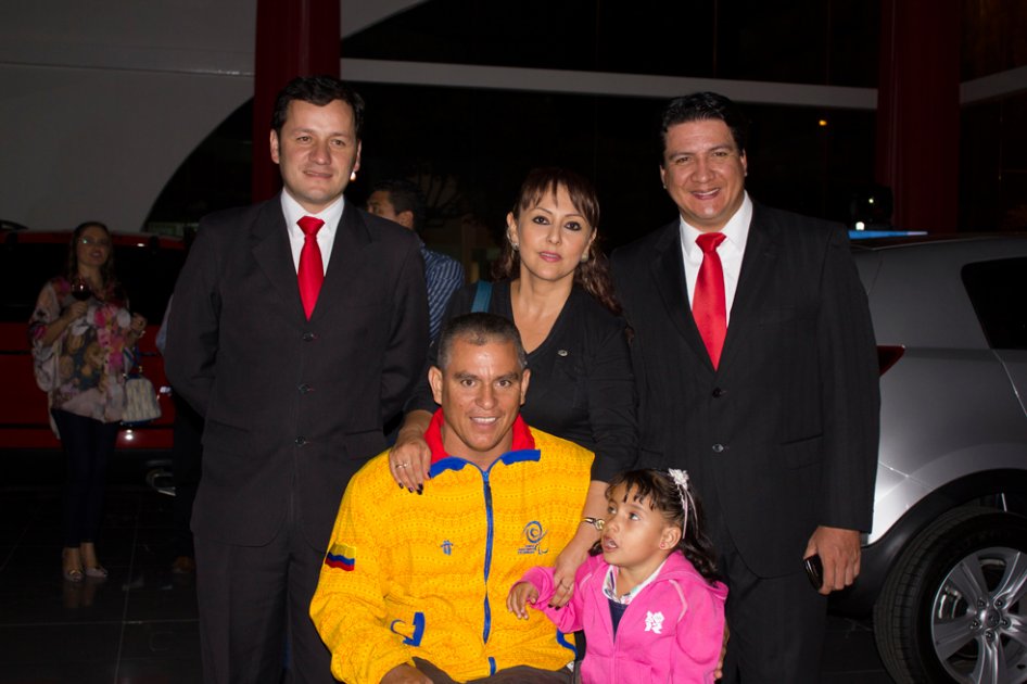 Moisés Fuentes, ganador de medalla de plata paralímpica / Cortesía Indersantander