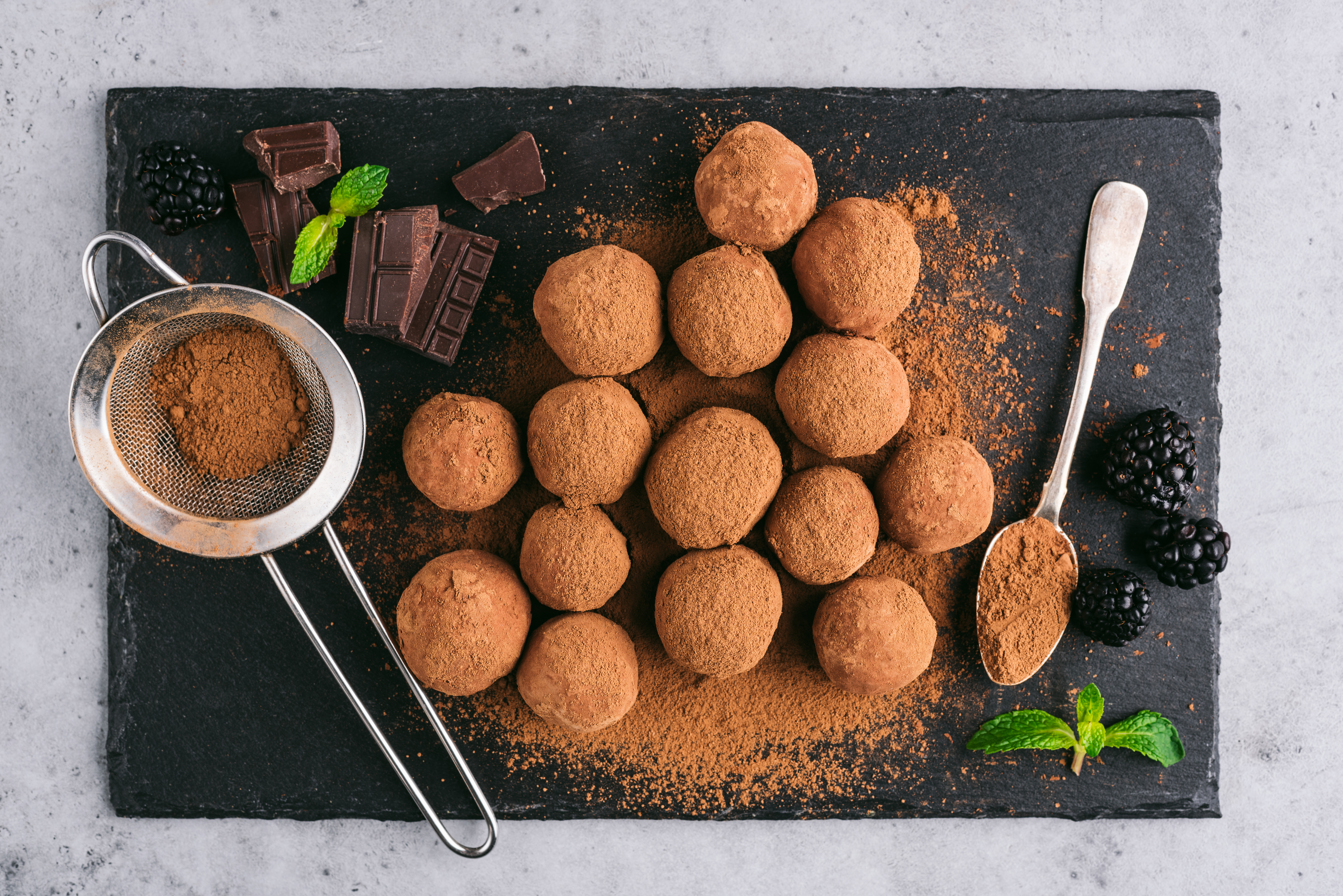 Trufas de chocolate