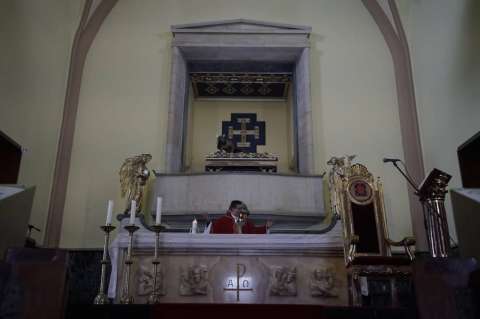 En fotos: un sábado santo atípico en Monserrate