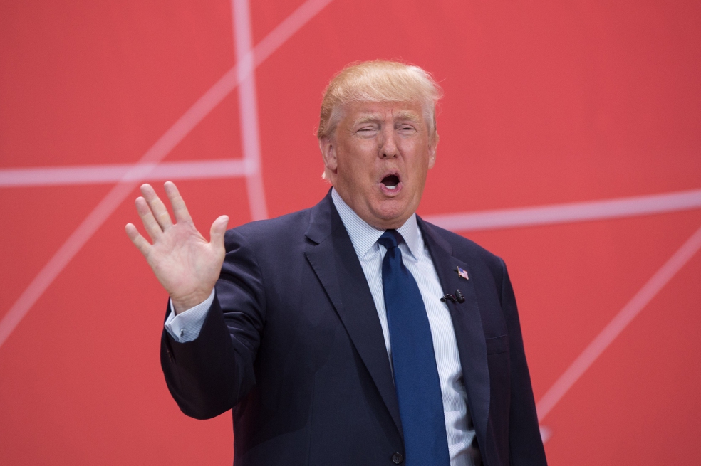Donald Trump, presidente de Estados Unidos llamó loca a una periodista, psicópata a otro. / AFP
