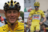 Lance Amstrong se comparó con Tadej Pogacar: “Es el mejor ciclista de la historia”