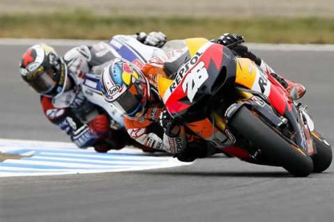 Pedrosa recorta distancias con Lorenzo, Yonny Hernández es 15 en la general